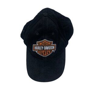 100% Suede/Leather Harley-Davidson Baseball Cap/Hat